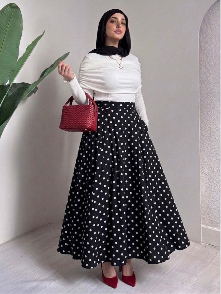 Polka Dots Skirt – Made in Shahin
